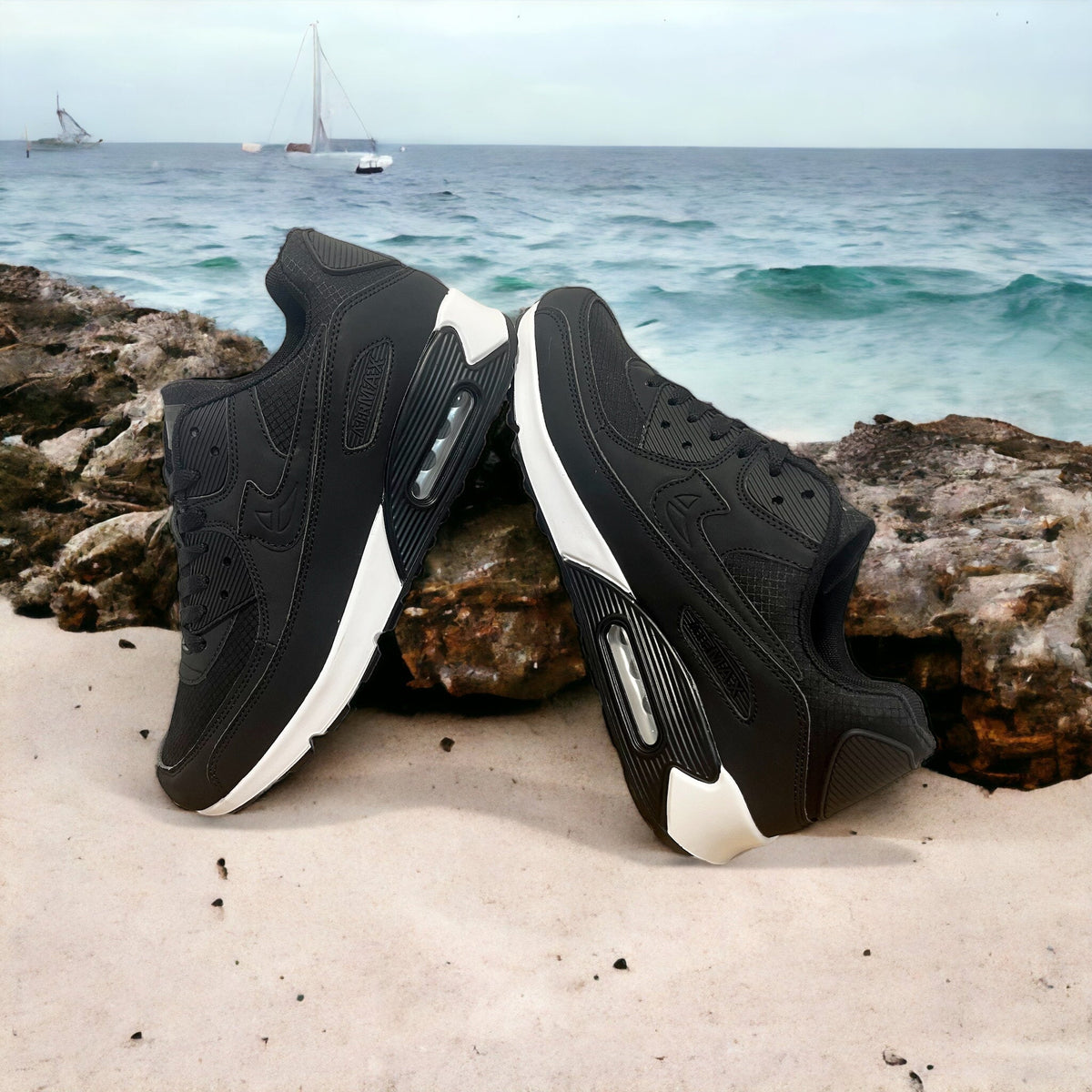 CUBICS Max Air 90 Trainers - Black