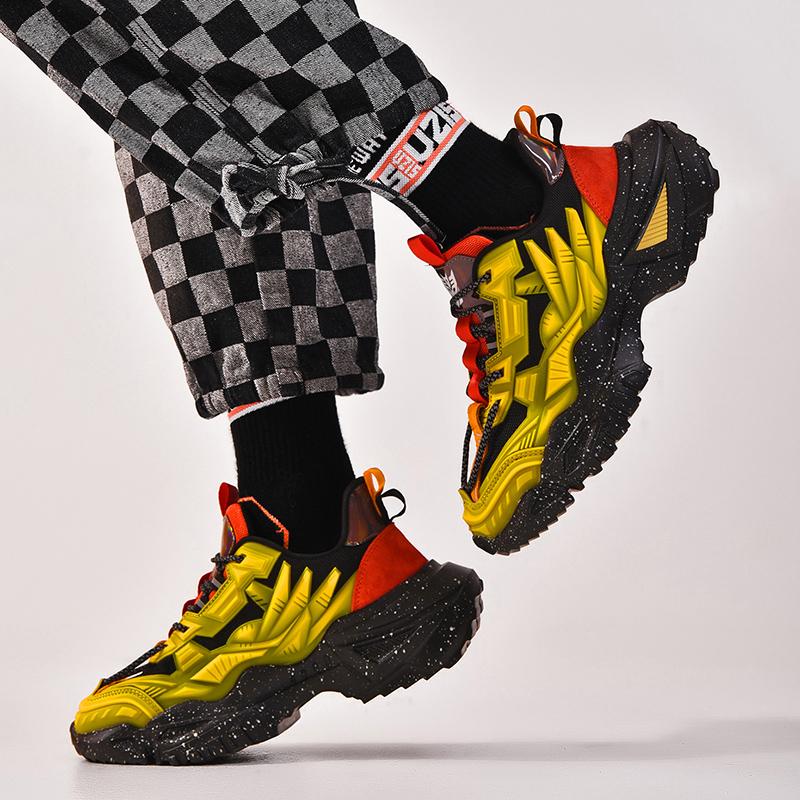 CUBICS Luxury Armag Demigood Sneakers - Yellow