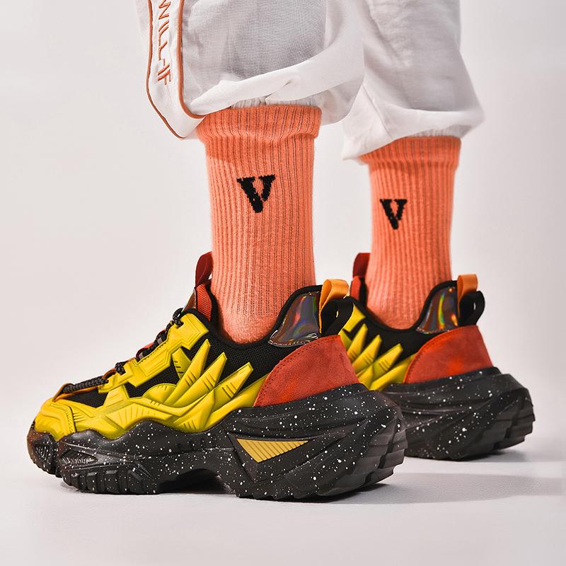 CUBICS Luxury Armag Demigood Sneakers - Yellow