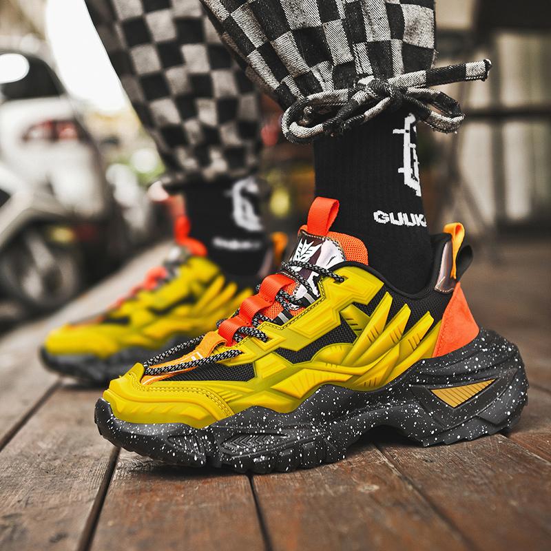 CUBICS Luxury Armag Demigood Sneakers - Yellow