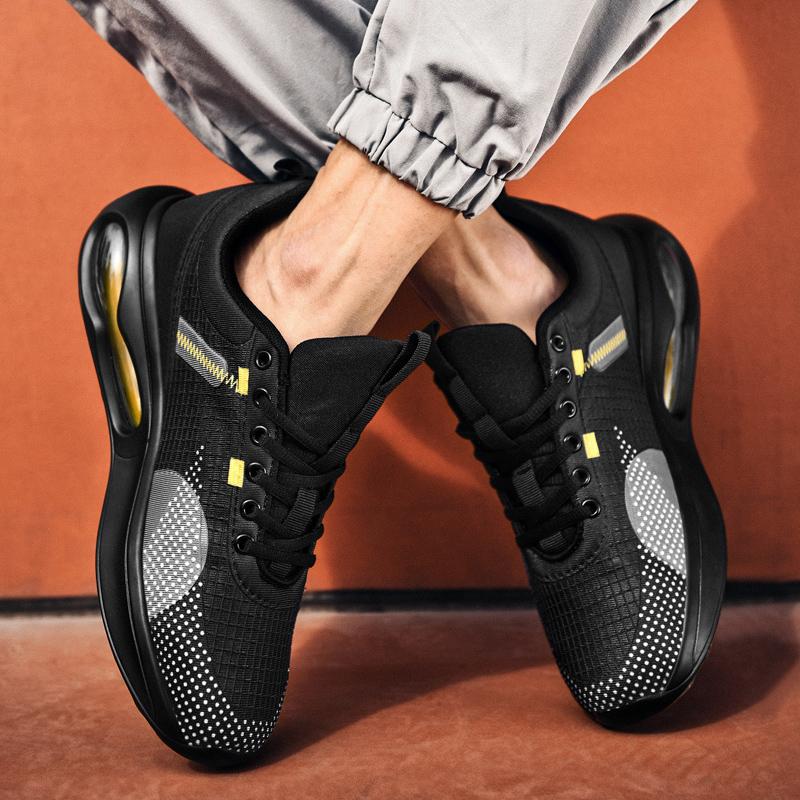 CUBICS Max Air Trainers - Black Gold