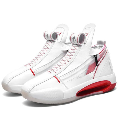 CUBICS 34 Zorden High Top Basketball Sneakers - White