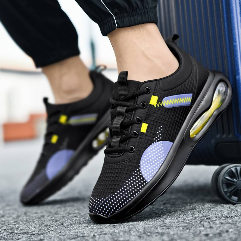 CUBICS Max Air Trainers - Black Gold