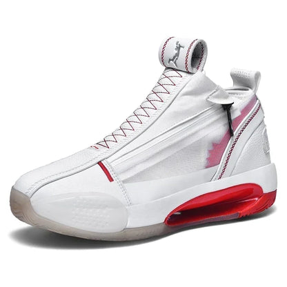 CUBICS 34 Zorden High Top Basketball Sneakers - White
